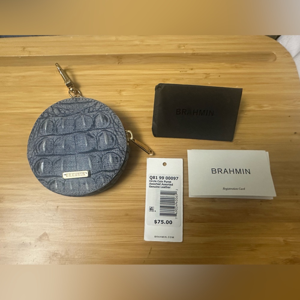 Brahmin Round Pouch